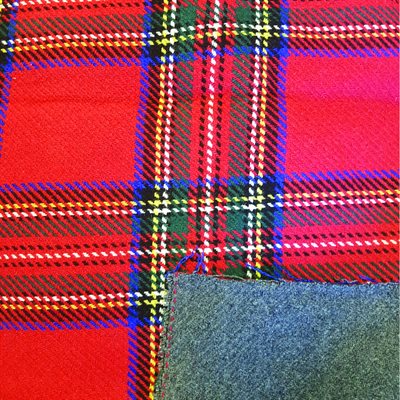 Southwest Wool Reversible Plaid Red