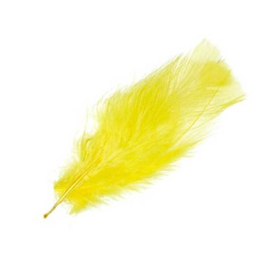 Marabou Fluffs - Yellow