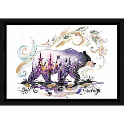 Framed Plaque - Courage (12X18)