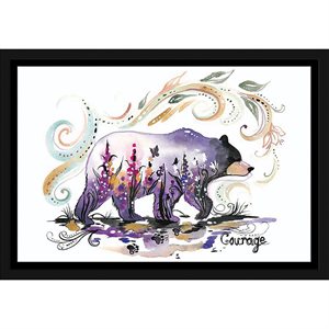 Framed Plaque - Courage (8X10)