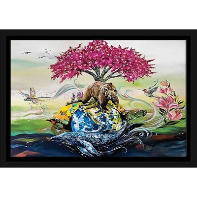 Framed Plaque - Love Earth (12X18)