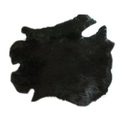 #1 Large Rabbit Fur - Black