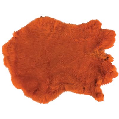 Medium Rabbit Fur - Orange