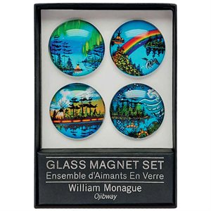 Glass Magnet Set - William Monague