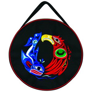 13" Drum Bag - Killer Whale and Eagle