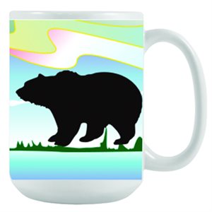 Ceramic Mug 15 oz - Wildlife Bears