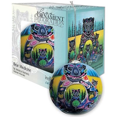 Glass Ornament - Bear Medicine