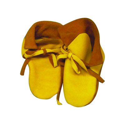 Infant Moccasin Kits w/Deer Leather - Tan (2)
