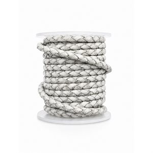 Braided Cord, White, 5 Mtrs (4mm)