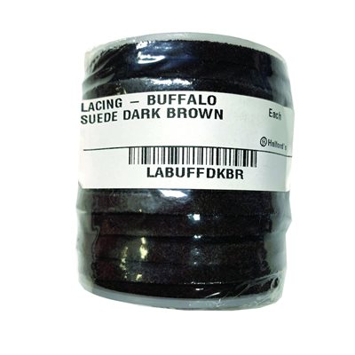 Buffalo Suede Lacing - Dark Brown