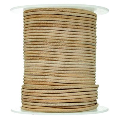 Genuine Leather Cord - Natural (1.5 mm)