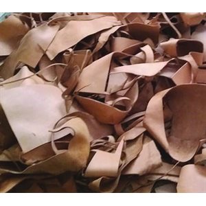Scrap Leather Veg Tan Pieces (1 Lb Bag)