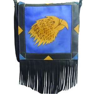 Large Bag - Black and Blue (Tan Eagle)
