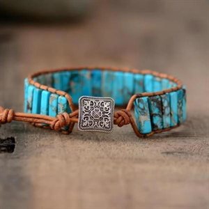 Bracelets - Turquoise Jasper Tube