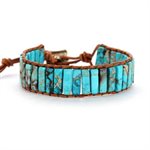 Bracelets - Turquoise Jasper Tube