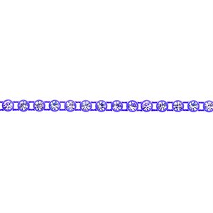 Rhinestone Banding - Purple/Crystal SS13