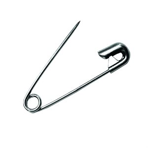 Safety Pins 1.5" Silver (100 per Package)