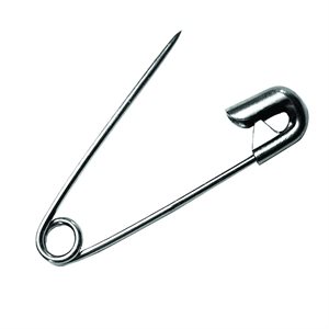 Safety Pins 2" Silver (1000 per Package)