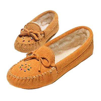 Suede Moccs With Lining - Infant 6