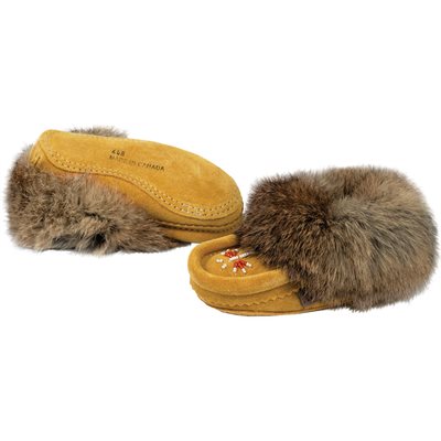 Child Moccasin - Indian Tan (Size 4)