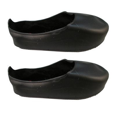 Children's Moccasin Rubbers - Black (Size Y1)
