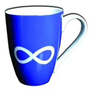 Ceramic Mug  - Blue Infinity