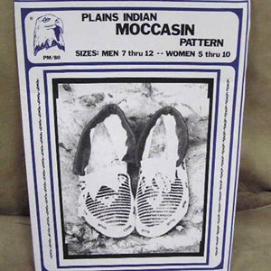 Plains Indian Moccasins Pattern