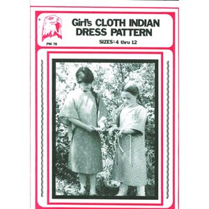 Pattern - Girl's Indian Cloth Dress