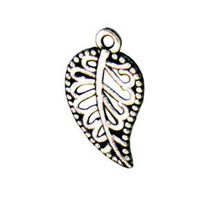 Silver Hollow Leaf (10 Pieces)