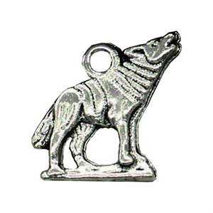 Ant. Silver Howling Wolf  (10 Pieces)