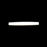 Thin Bone Hair Pipe - White