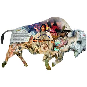 Puzzle - White Buffalo - 1000 Shape