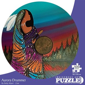 Round Puzzle - Aurora Drummer - 500Pc