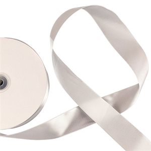 Satin Ribbon 1.5" - White - 100 Meters/Roll