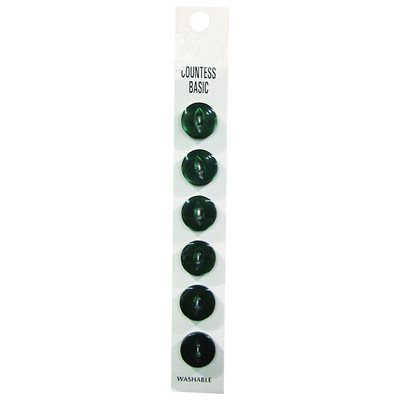 Slimline 2 Hole Buttons - Green (Size 22)