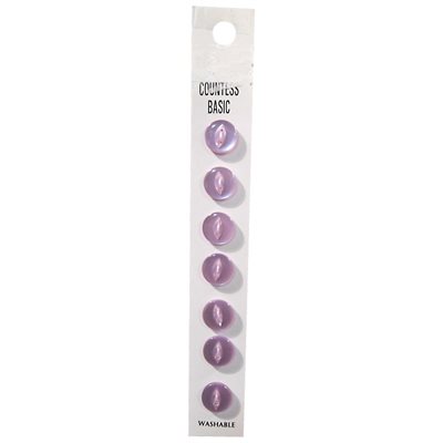 Slimline 2 Hole Buttons - Lilac (Size 18)