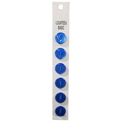 Slimline 2 Hole Buttons - Royal (Size 22)