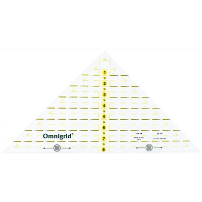 Omnigrid - Right Triangle (1/4" - 12" Square)