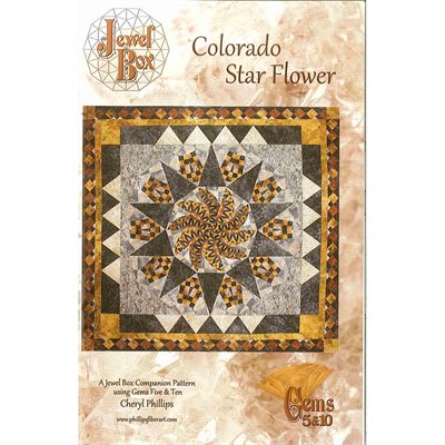 Colorado Star Flower Pattern Using Jewel Box