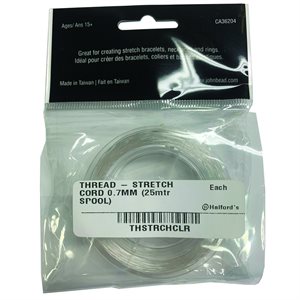 Stretch Cord 0.7mm (25 Meter Spool)