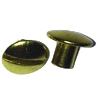 Chicago Screws - Gold 1/4" (10 per Package)
