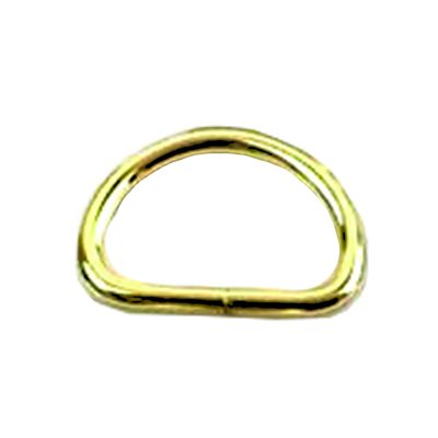 D Rings Brass, 1/2" (10 Rings) 