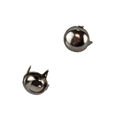 Round Spots - Silver 1/4" (25 pieces/pkg)